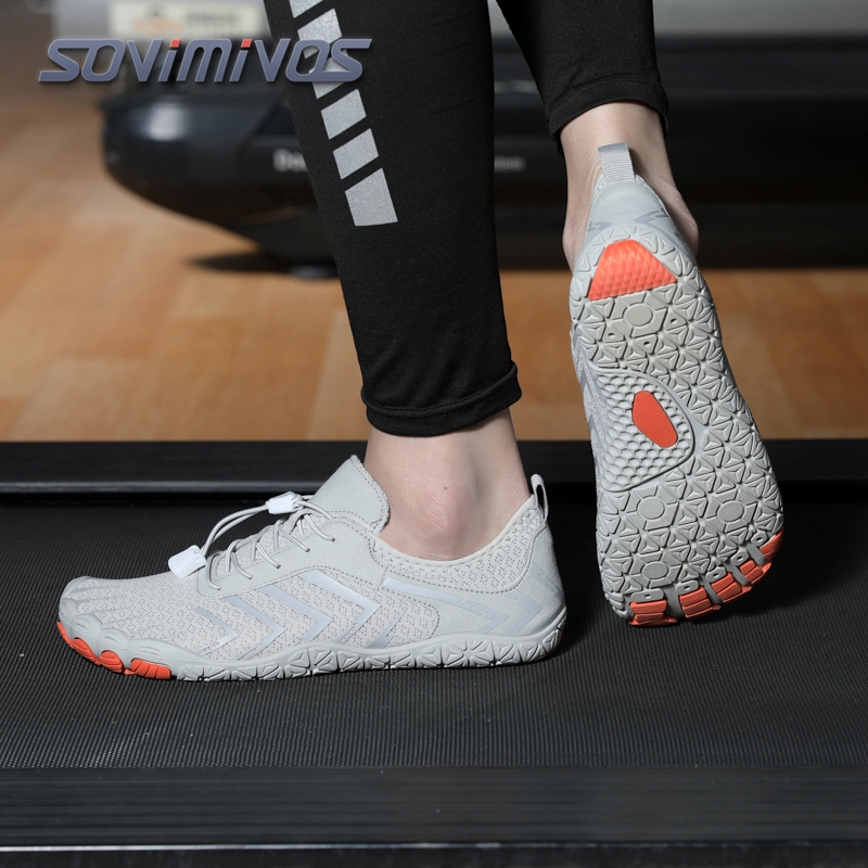 Wide Toe Box Running Sneakers - Zapatillas de Running Minimalistas para Hombre,